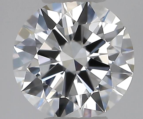 0.5 carat F-VVS1 Excellent cut Natūralus Round Deimantas (1)