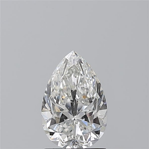 1.51 carat F-SI1 Natūralus Pear Deimantas (1)