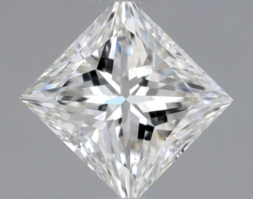 0.37 carat H-VS2 Natūralus Princess Deimantas (1)