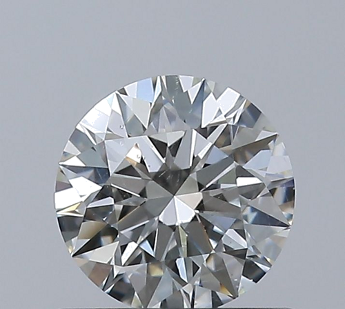 0.59 carat H-SI1 Excellent cut Natūralus Round Deimantas (1)