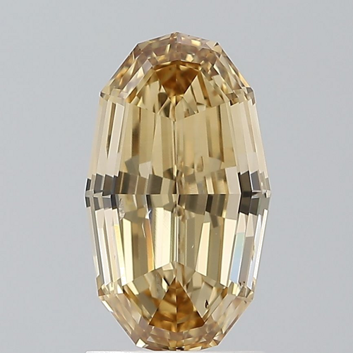 2.01 carat Fancy Yellowish Brown-SI1 Natūralus Oval Deimantas (1)