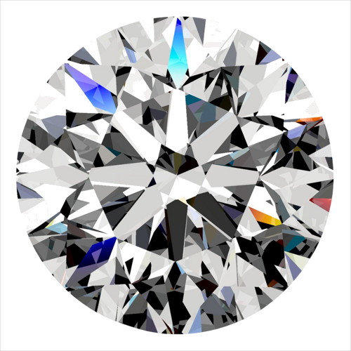 0.4 carat F-VS2 Very Good cut Natūralus Round Deimantas (1)