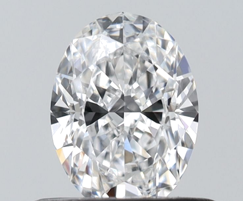 0.5 carat D-VS2 Natūralus Oval Deimantas (1)
