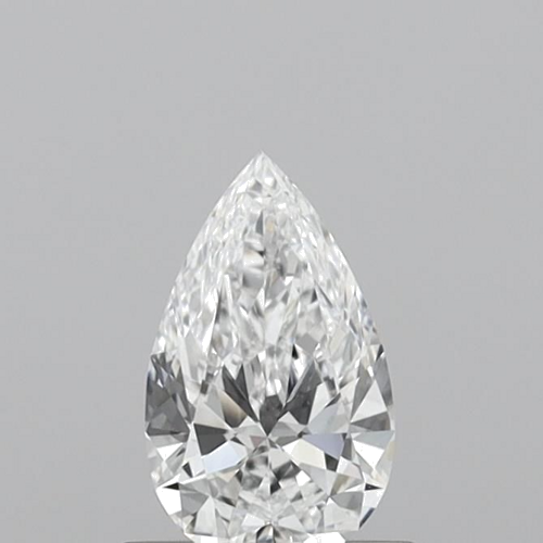 0.5 carat D-VVS2 Natūralus Pear Deimantas (1)