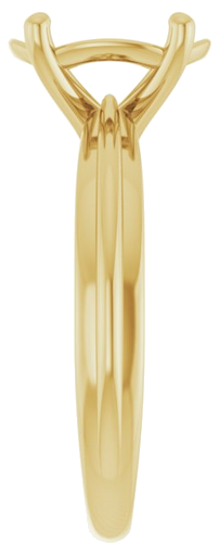 Sužadėtuvių Žiedas „Solitaire“ 14k yellow gold Oval 10mm x 8mm (4)