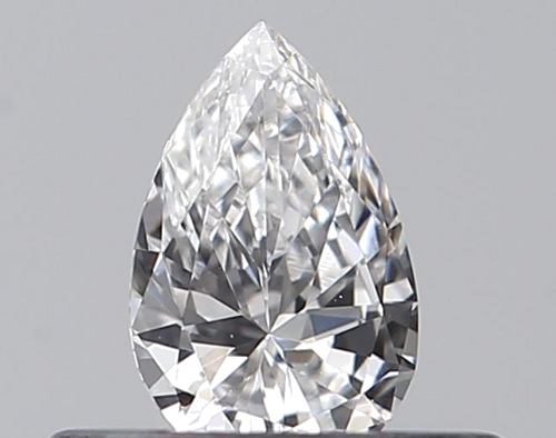 0.24 carat D-VVS2 Natūralus Pear Deimantas (1)