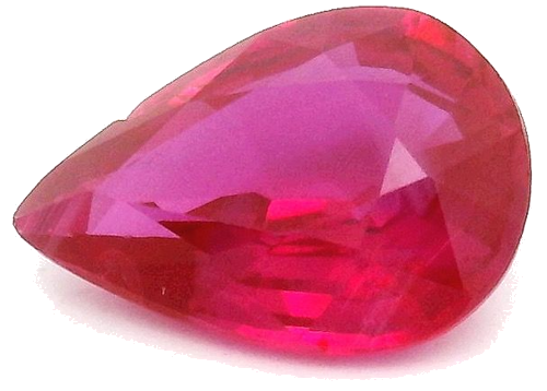 0.69 carat RED Pear Rubinas (1)
