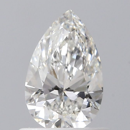 0.6 carat G-SI1 Natūralus Pear Deimantas (1)