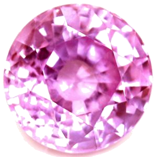 1.07 carat PINK Round Safyras (1)