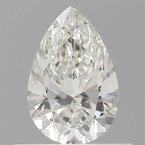 0.5 carat H-SI1 Natūralus Pear Deimantas (1)