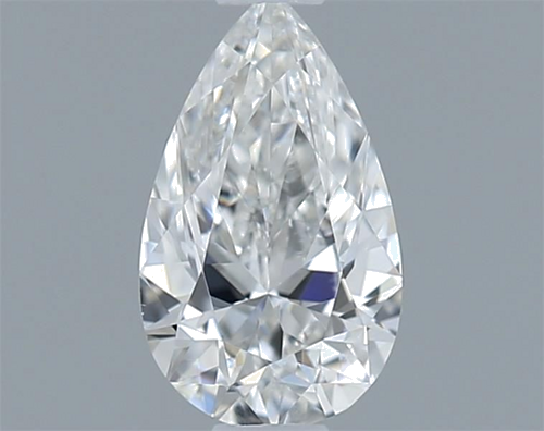 0.3 carat F-VS2 Natūralus Pear Deimantas (1)