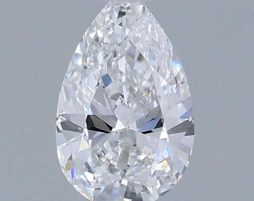 0.19 carat D-SI1 Natūralus Pear Deimantas (1)