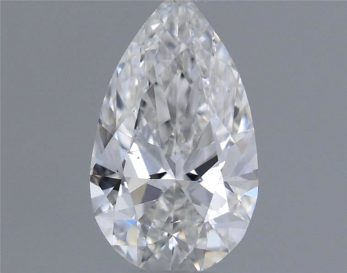 0.41 carat F-SI1 Natūralus Pear Deimantas (1)