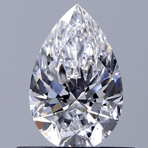 0.52 carat D-SI2 Natūralus Pear Deimantas (1)