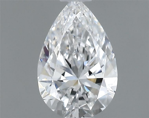 0.4 carat D-VVS2 Natūralus Pear Deimantas (1)