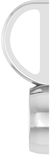 Pakabukas „Solitaire Charm“ 925 Sidabro Round 5mm (3)