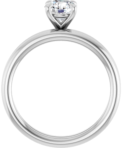Sužadėtuvių Žiedas „Claw-Prong Solitaire“ 14k white gold Round 5.8mm (7)