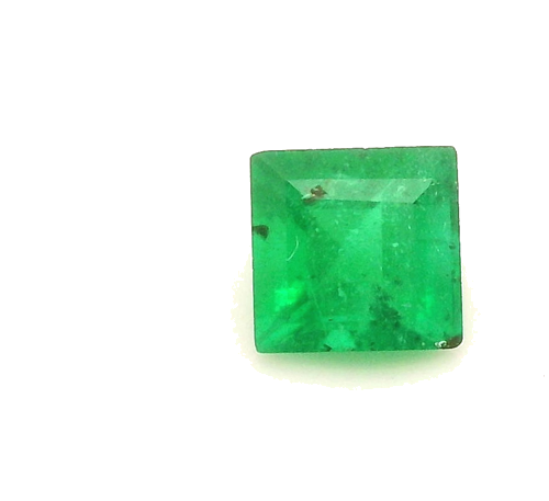 0.35 carat GREEN Square Smaragdas (1)