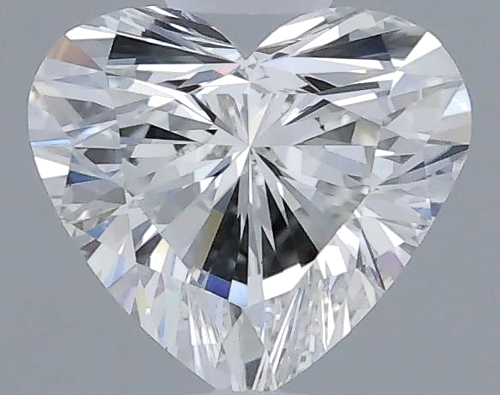 0.54 carat F-VS1 Natūralus Heart Deimantas (1)