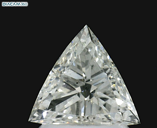 0.78 carat J-SI2 Natūralus Triangular Deimantas (1)