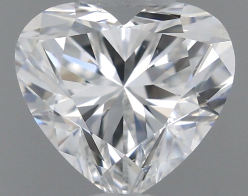 0.51 carat E-VS2 Natūralus Heart Deimantas (1)