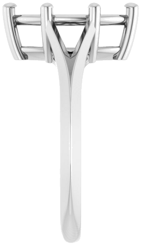 Sužadėtuvių Žiedas „Solitaire Split Shank“ 14k white gold Marquise 12mm x 6mm (4)