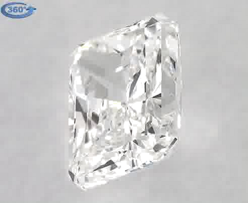1.51 carat F-VS1 Natūralus Radiant Deimantas (1)