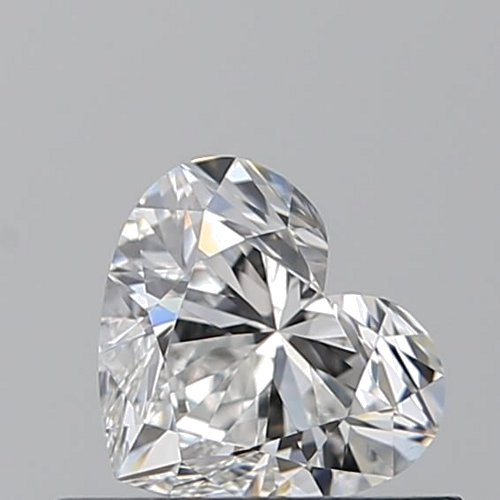 0.5 carat F-VS2 Natūralus Heart Deimantas (1)