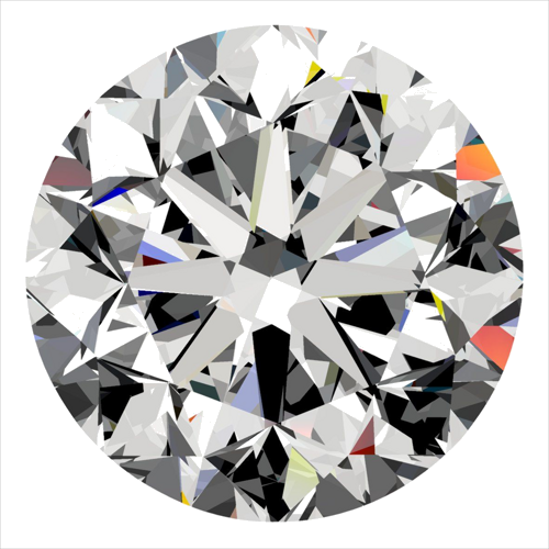 0.3 carat E-VVS1 GD cut Natūralus Round Deimantas (1)