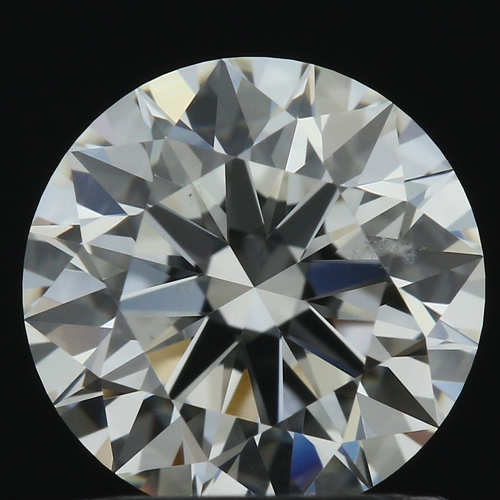 1.21 carat H-SI1 Excellent cut Natūralus Round Deimantas (1)