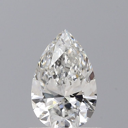 0.51 carat G-VS2 Natūralus Pear Deimantas (1)