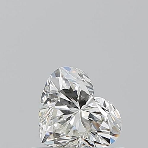0.51 carat J-VVS2 Natūralus Heart Deimantas (1)