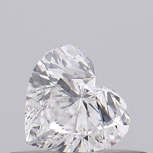 0.25 carat F-SI2 Natūralus Heart Deimantas (1)