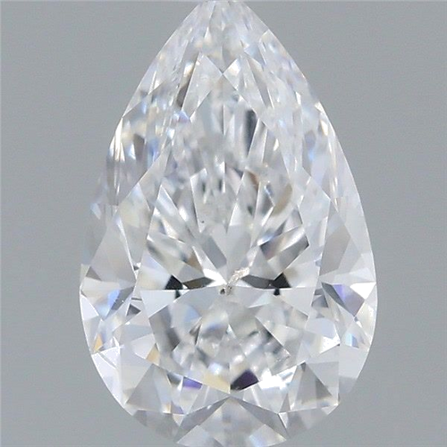 0.7 carat D-SI1 Natūralus Pear Deimantas (1)