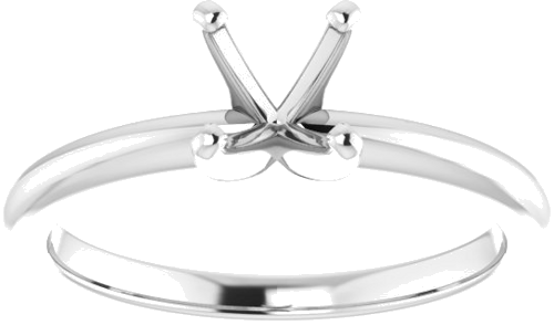 Sužadėtuvių Žiedas „Solitaire“ 925 Sidabro Round 6mm (3)