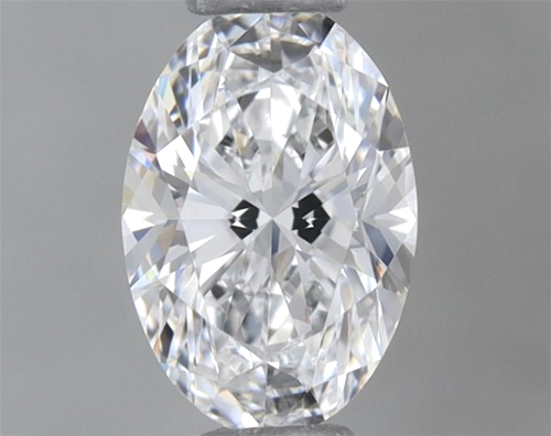 0.45 carat D-VVS2 Natūralus Oval Deimantas (1)
