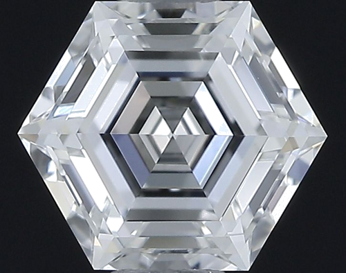 0.61 carat F-VVS2 Natūralus Hexagonal Deimantas (1)