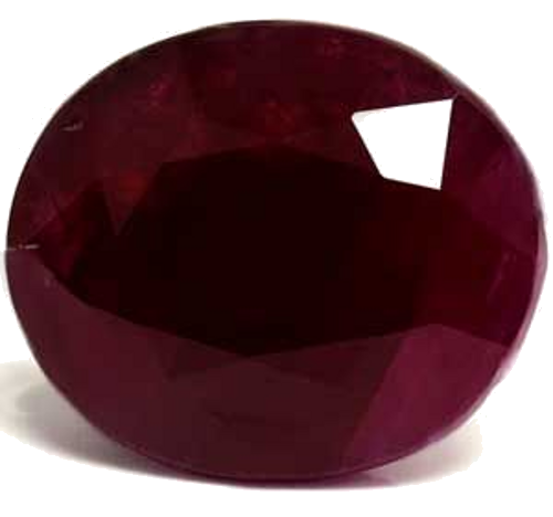 7.89 carat RED Oval Rubinas (1)