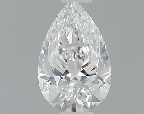 0.38 carat F-VS1 Natūralus Pear Deimantas (1)