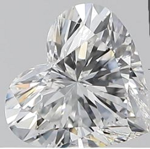 1.5 carat G-VS2 Natūralus Heart Deimantas (1)