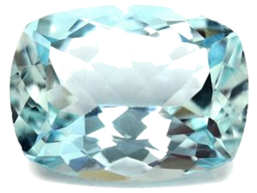 7.06 carat BLUE Cushion Aquamarine (1)