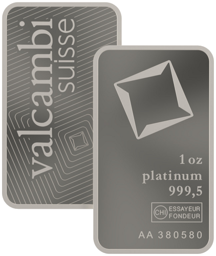 1 oz Platinos luitas Valcambi (5)