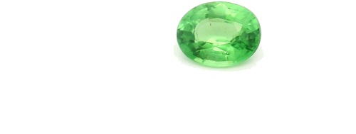 0.39 carat GREEN Oval Garnet (1)