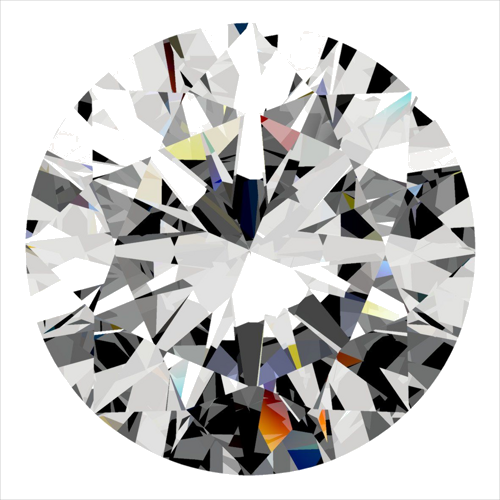 0.3 carat E-VS2 Excellent cut Natūralus Round Deimantas (1)