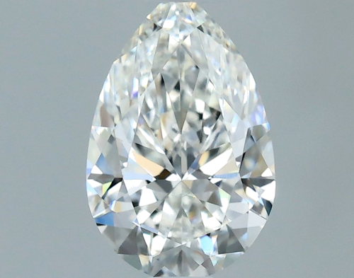 0.5 carat G-VVS2 Natūralus Pear Deimantas (1)
