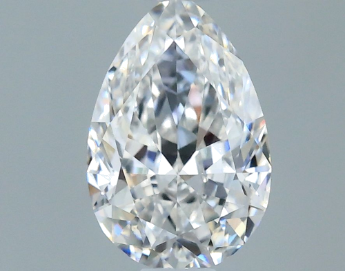 0.4 carat F-VVS1 Natūralus Pear Deimantas (1)