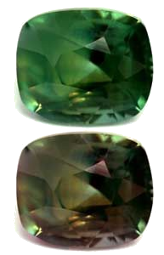 0.65 carat GREEN Cushion Alexandrite (1)