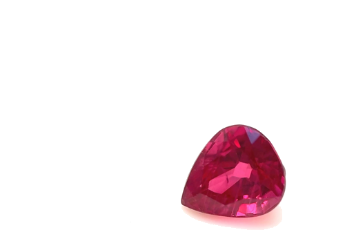0.58 carat RED Pear Rubinas (1)