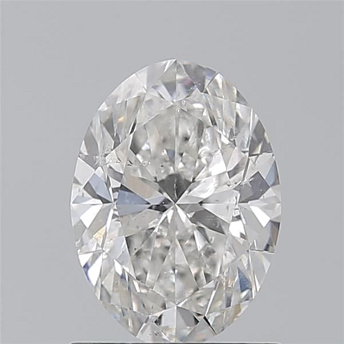 1.2 carat G-SI2 Natūralus Oval Deimantas (1)