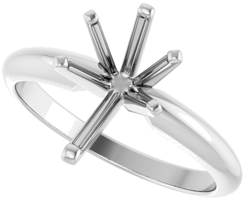 Sužadėtuvių Žiedas „Solitaire“ 585 Baltojo Aukso Pear Shape 10.5mm x 6.5mm (5)